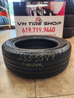 (1) 235 55R 19 USED TIRE COOPER 2355519 USED TIRE (SEMI NEW) MOUNT BALANCE INCLUDED