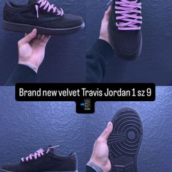 Travis Velvet Jordan 1 Sz 9