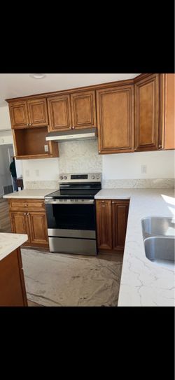Kitchen cabinets ready removed
