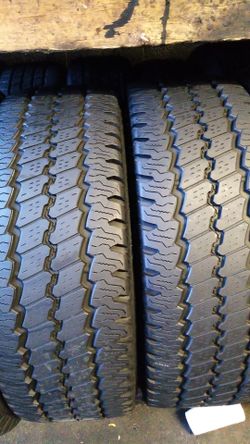 Two bright new tires for sale 265/70/17