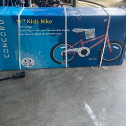 18” Kids Bike-Pink
