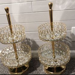 Crystal & Gold Mirrored Party Decor Set – 7 Pieces Homegood Homesense