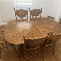 Dining Room Table And Chairs