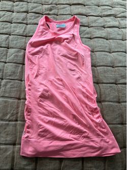Athleta seamless tank top size XS ruched sides