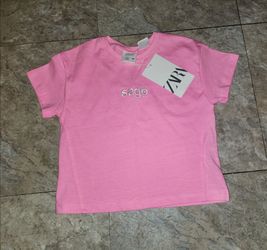 Zara sage baby girl shirt new