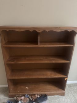 Wooden Bookshelf
