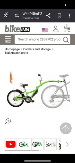 Weeride Co Pilot Tagalong Bike 