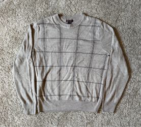 Dockers Men's Plaid Crewneck Sweater