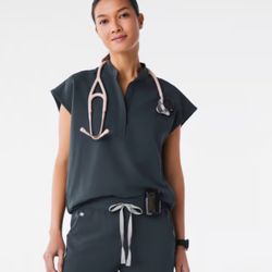 Figs Dark Harbor Scrubs Set