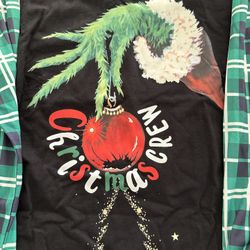 GRINCH (HIS, HERS & DOG) MATCHING PAJAMAS 