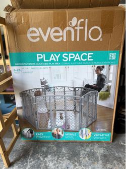 Evenflo play space indoor/outdoor adjustable play area