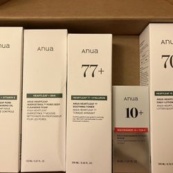 Brand New Anua Korean Glass Skin Care Lot 