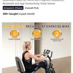 Recumbent Exercise Bike Barely Used