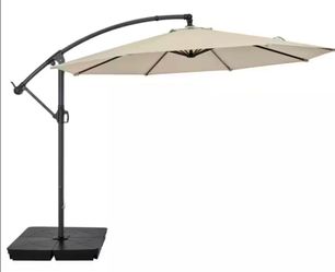 NEW Offset Cantilever Patio Umbrella with Base