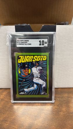 2024 Topps chrome UV – 131 Soto ultraviolet All-Stars SGC 10