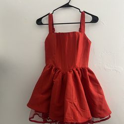 NEW Princess Polly Red Corset Dress