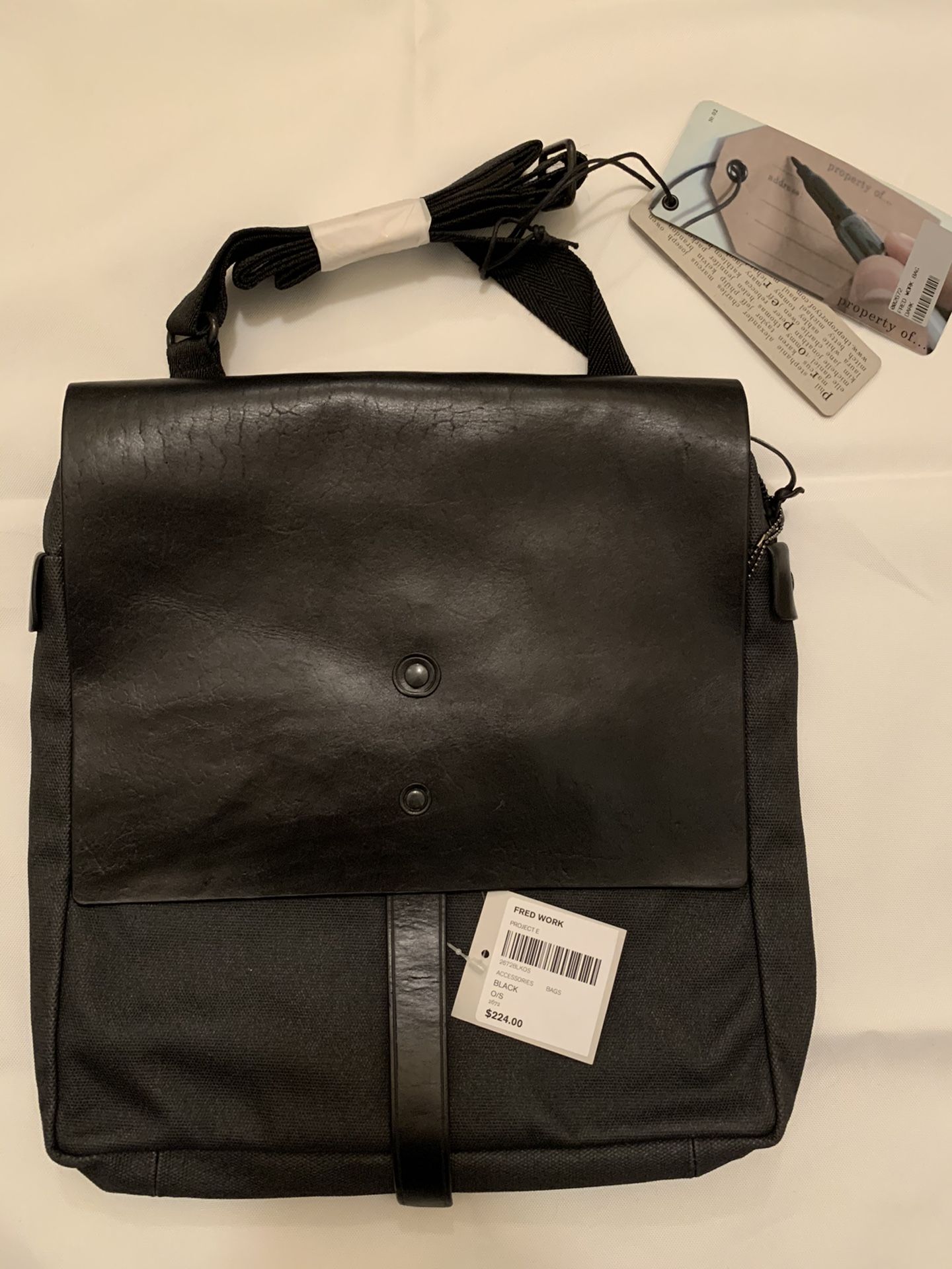 “Property Of” Brand Fred Work Bag $225 BRAND NEW