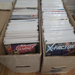 2 Long Boxes Of Comic Books