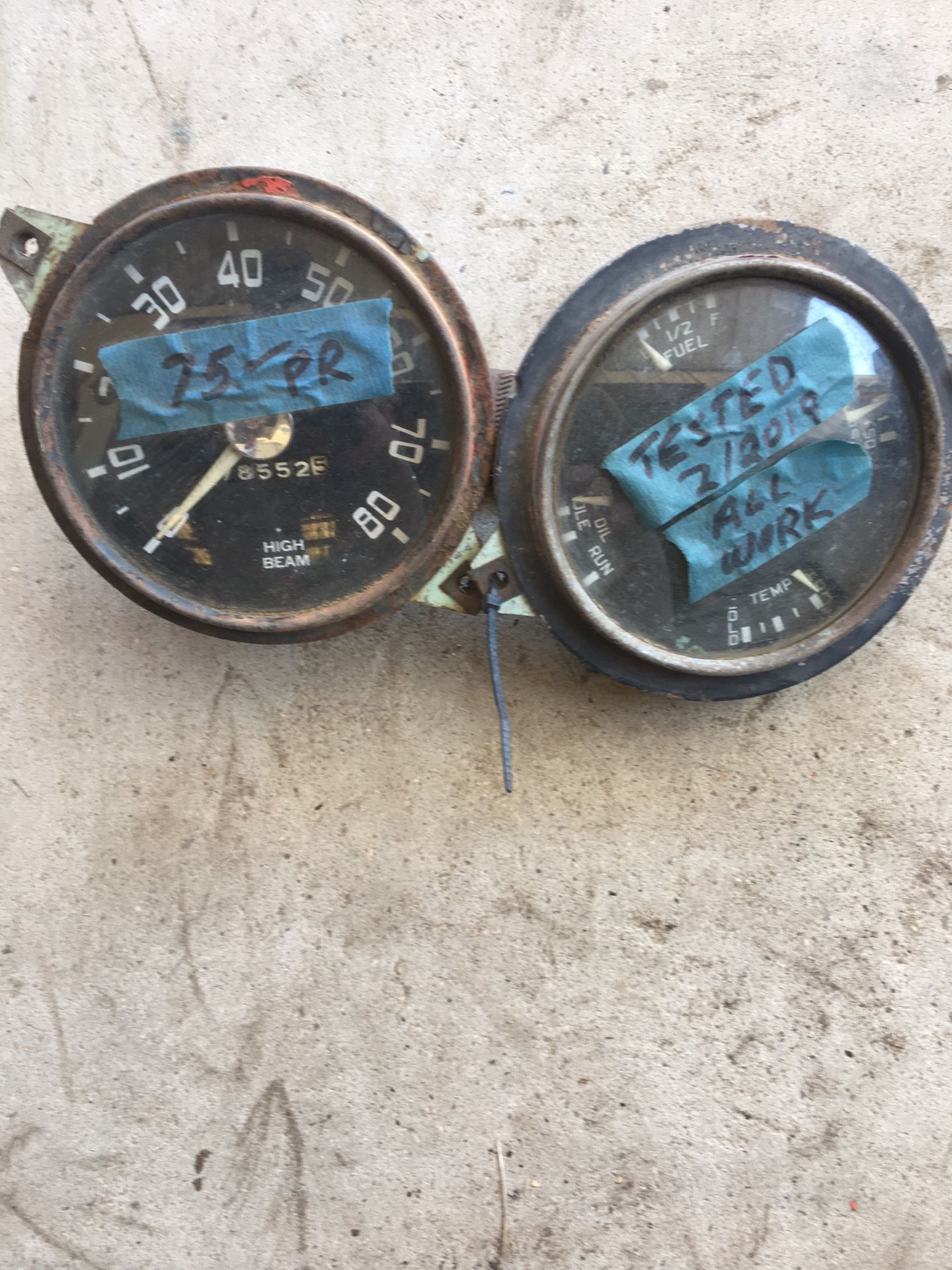 GM Gauges And Head Light Shades