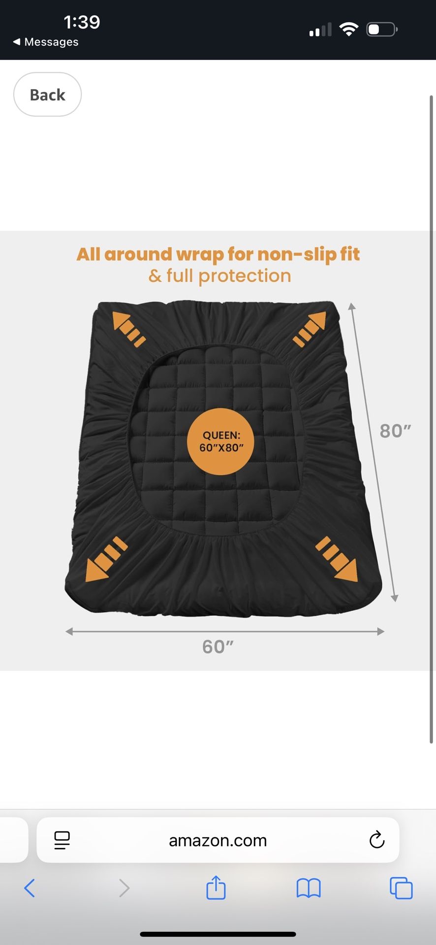 MATBEBY Queen Size Mattress Pad - Cooling Breathable Mattress Topper, Quilted Fitted Mattress Protector, Pillow Top Mattress Cover with 8-21" Deep Po