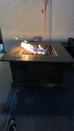 Outdoor Propane Fire Pit Table