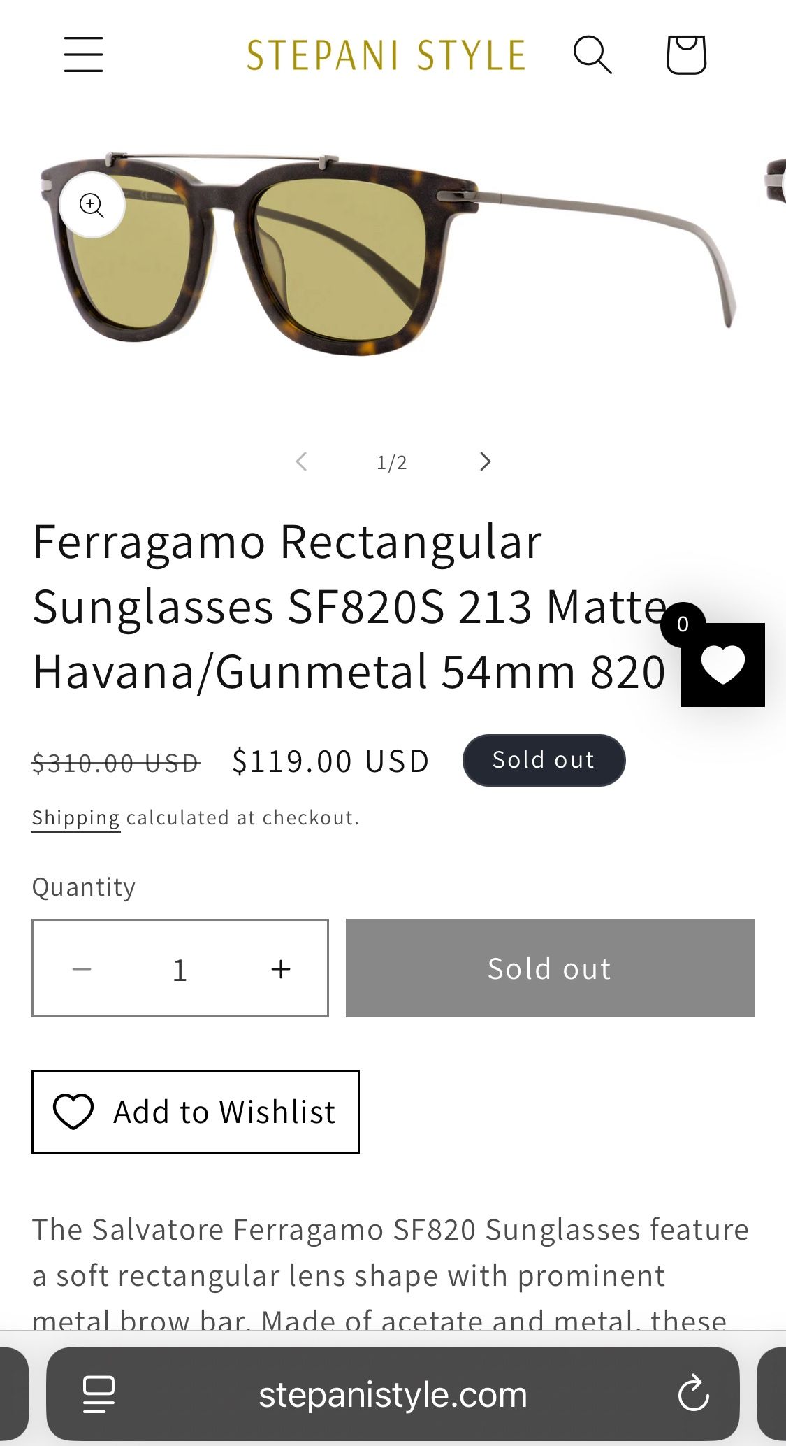 Salvatore Ferragamo Sunglasses