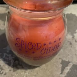 Spiced Cider Candle.