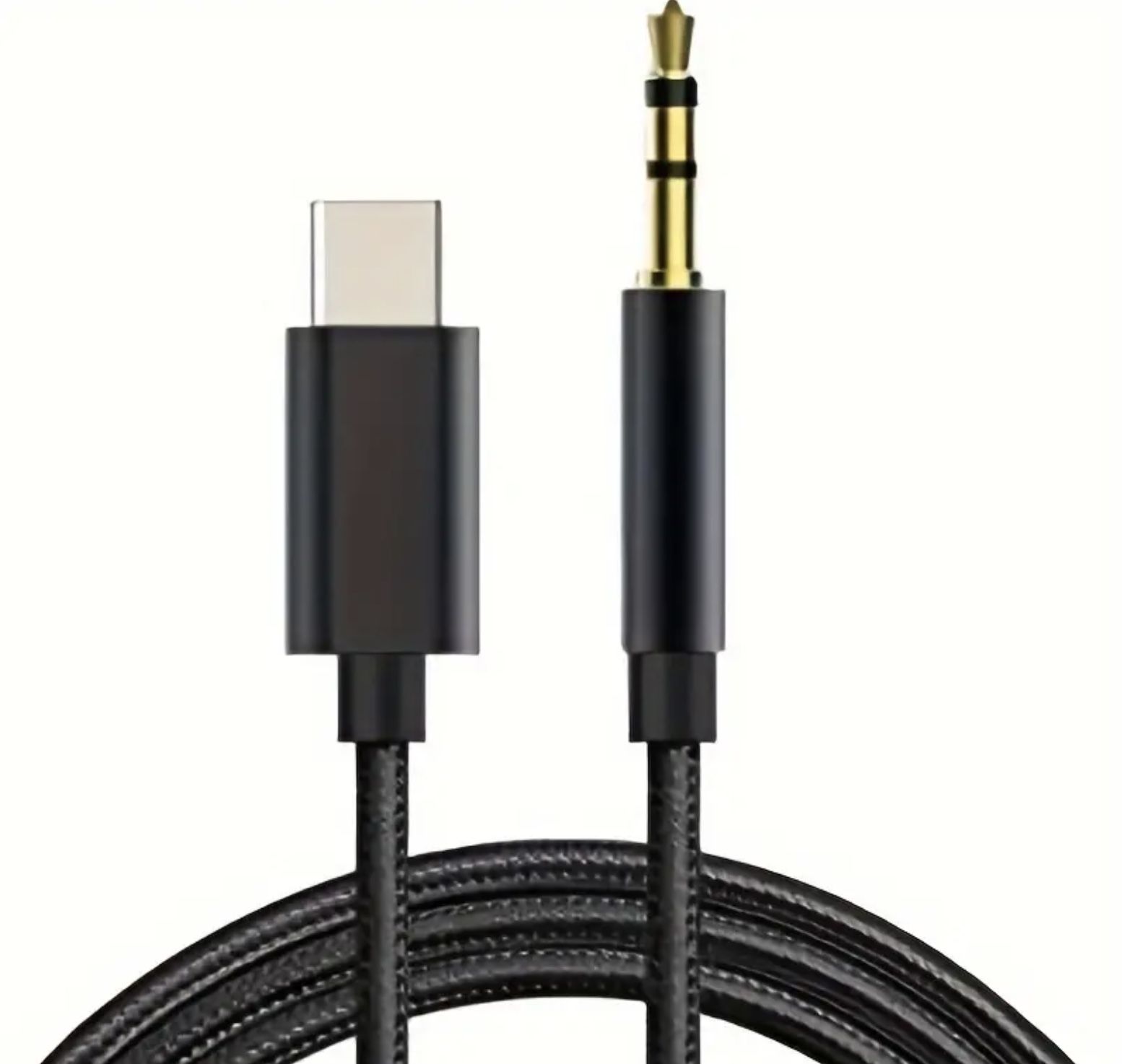 3 FT USB C/ Lightning To Aux 3.5mm 1/8 Male Audio Cable - Stage, Studio, Audio, Recording 