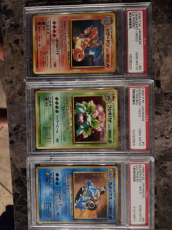 Pokemon Cards Slabs Pikachu Charizard