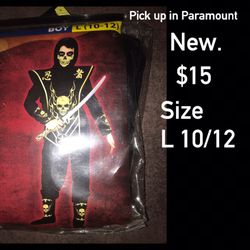 Skull ninja costume