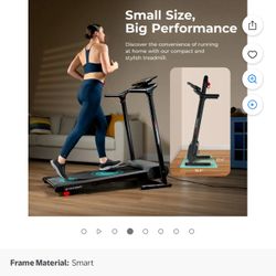Caminadora Sunny Health & Fitness Cinta de Correr Plegable Inteligente de Fácil Montaje - SF-T7610SMART