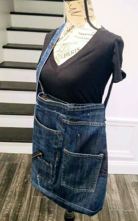 Denim Crossbody Bag 
