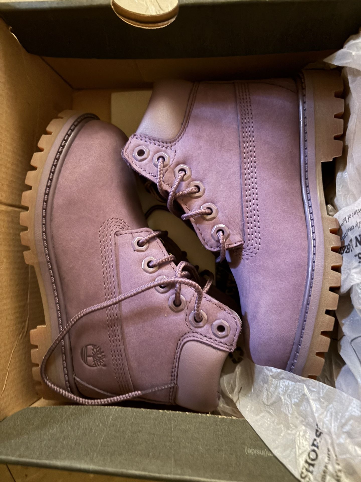 Purple Timberland Boots