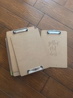 Blank Clipboard for Crafting