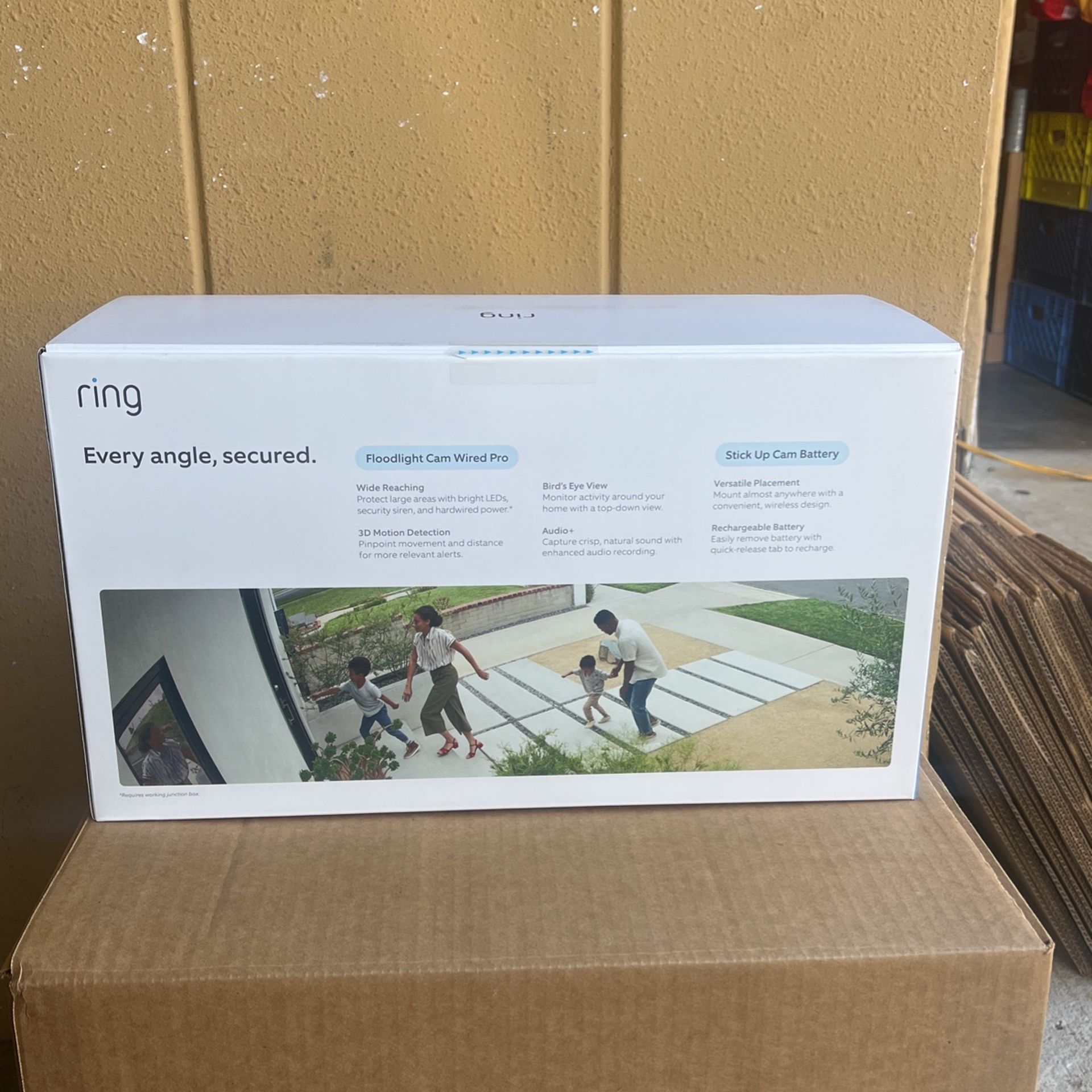 Ring Floodlight Cam Wire Pro And Stick Up Cam Battery