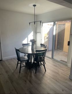 Table and chairs