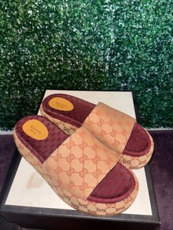 Gucci GG Canvas Slide Sandals
