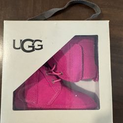 Baby Ugg Boots, Size 3/4, Hot Pink