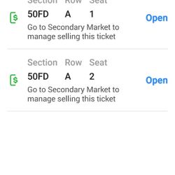 2 Dodgers Vs Astros Tickets