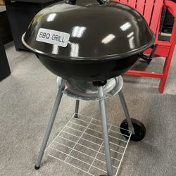 New 18.5” Portable Charcoal BBQ Grill With Wheel