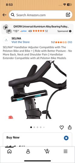 Handlebar Extender Compatible with Peloton Regular (NOT the Plus) Read Description