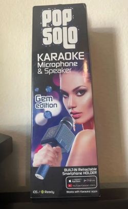 Pop Solo Karaoke Microphone & Speaker