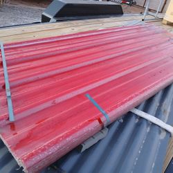 Panels Plastic Fiberglass 3'x8' 