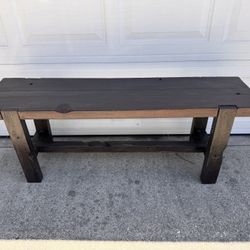 Solid Wood Bench 