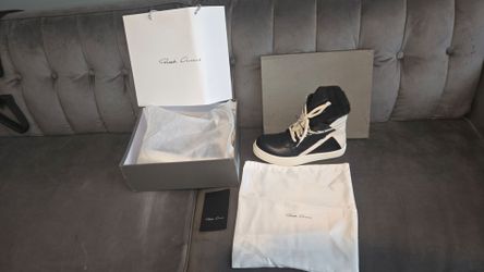 Rick owenss leather gym shoes