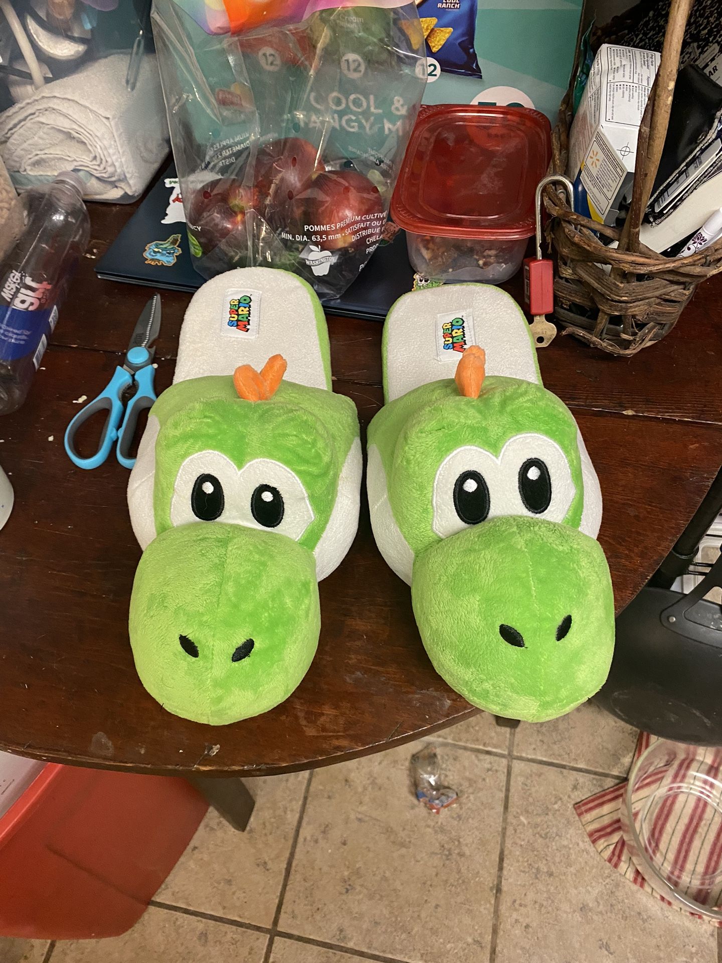 Yoshi Slippers 