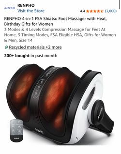 Renpho 4-in-1 Heated Foot Massager (New)