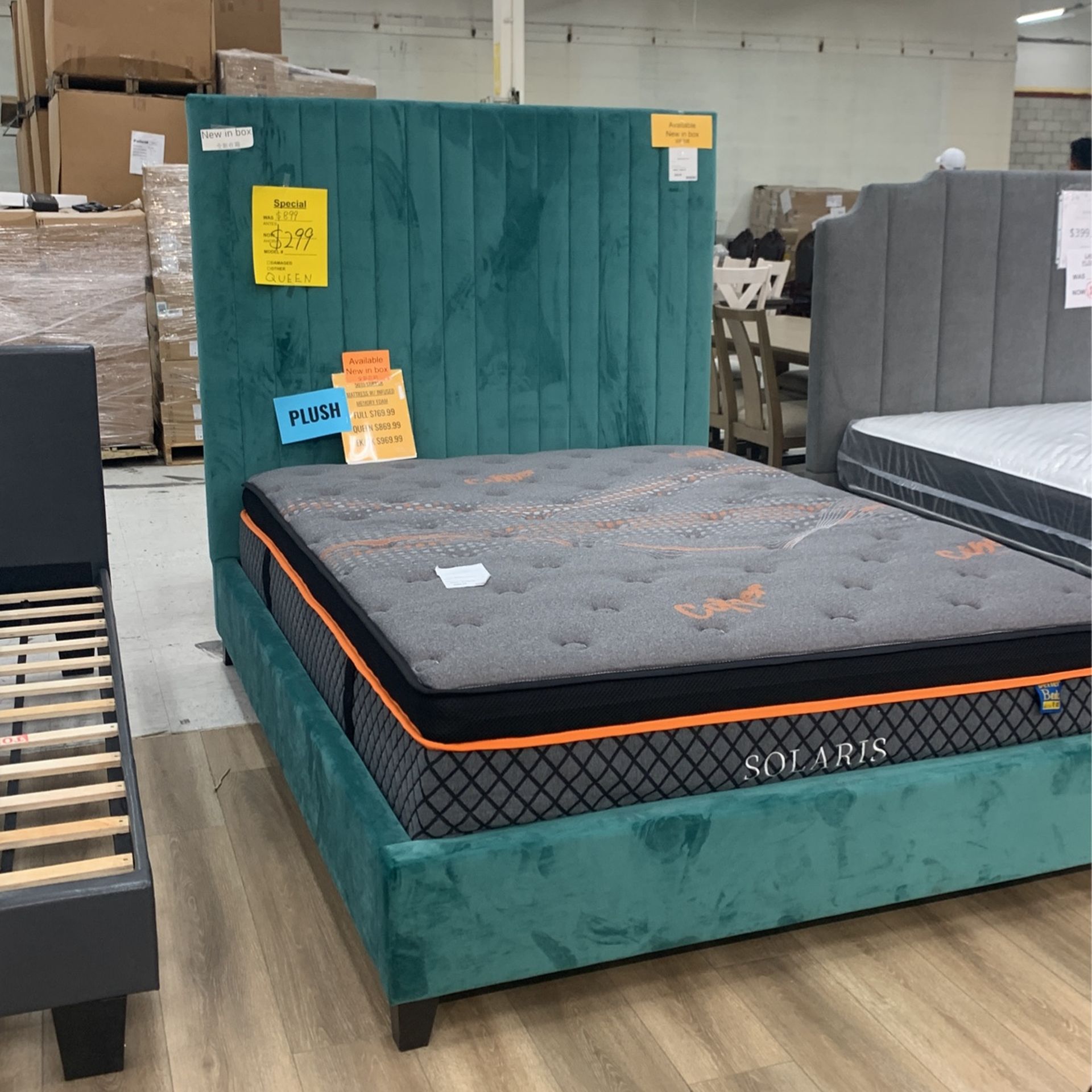 Betty’s Teal Queen Bedframe