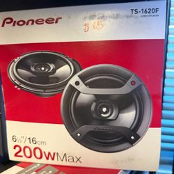 Pioneer 6.5-inch 2-way speakers  $65 a pair. Brand new in box. Located in Ceres, CA. Same-day installation available.