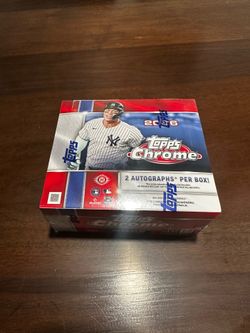 2026 Topps Chrome Baseball Jumbo Hobby Box sealed